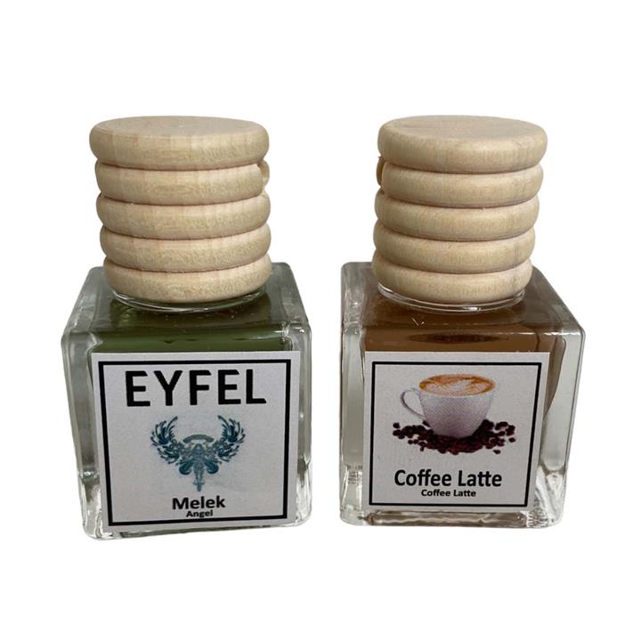 خوشبوکننده هوا خودرو ایفل مدل کافه لته و فرشته کد Coffe Latte-Angel حجم 10 میلی‌ لیتر بسته 2 عددی